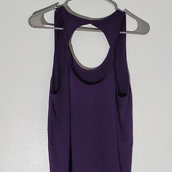 Zyia Plum Twist Tank Large - Picture 2 of 3